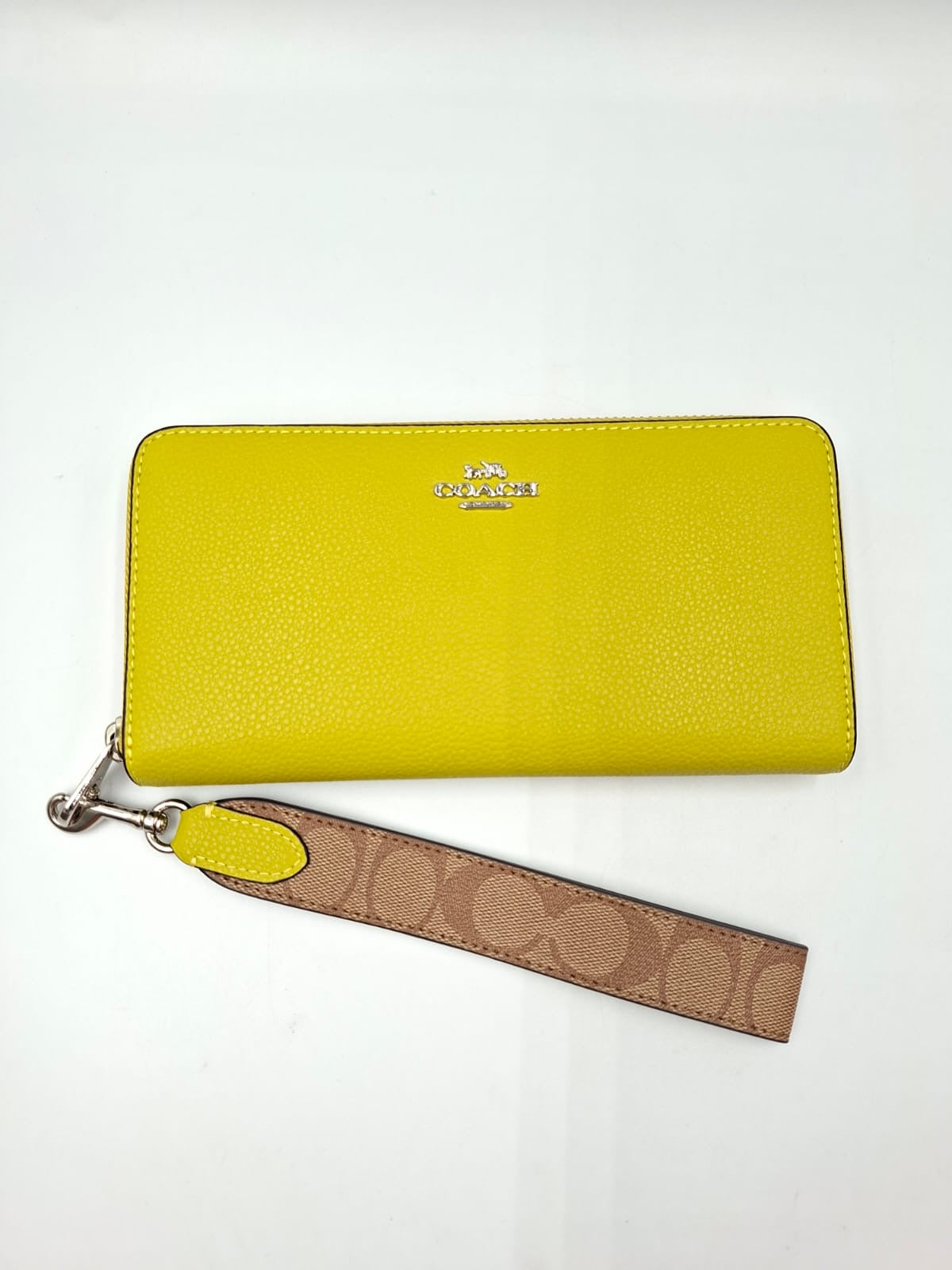 Coach Long Zip Around Wallet with Wristlet Strap