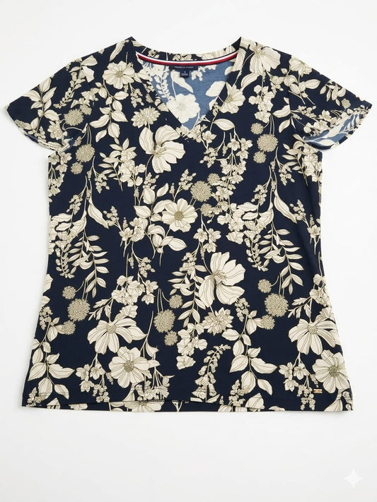 Blusa Tommy Hilfiger estampado floreado
