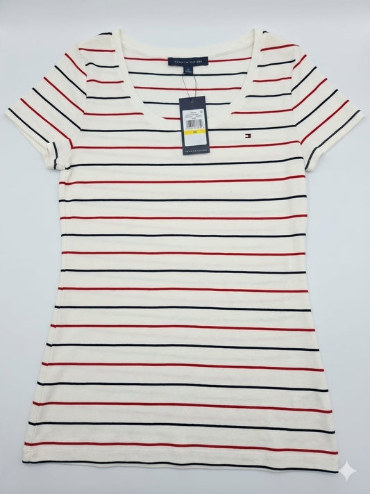 Striped Scoop-Neck T-Shirt
Playera Tommy Hilfiger