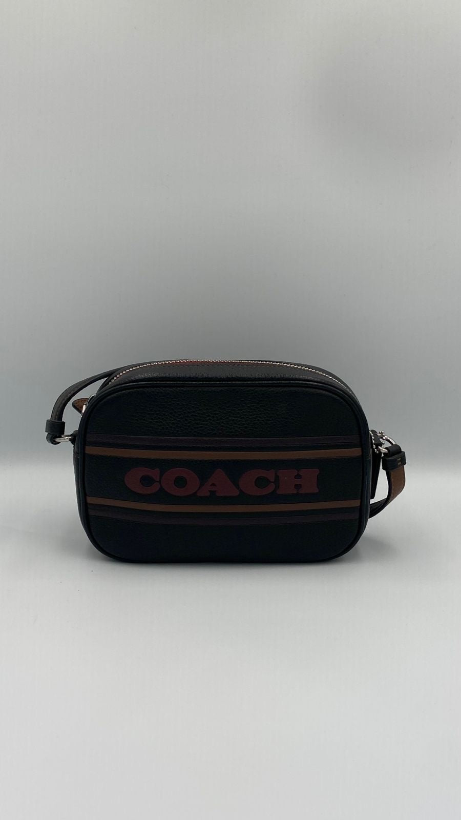 Coach Jamie Camera Bag with Varsity Stripe