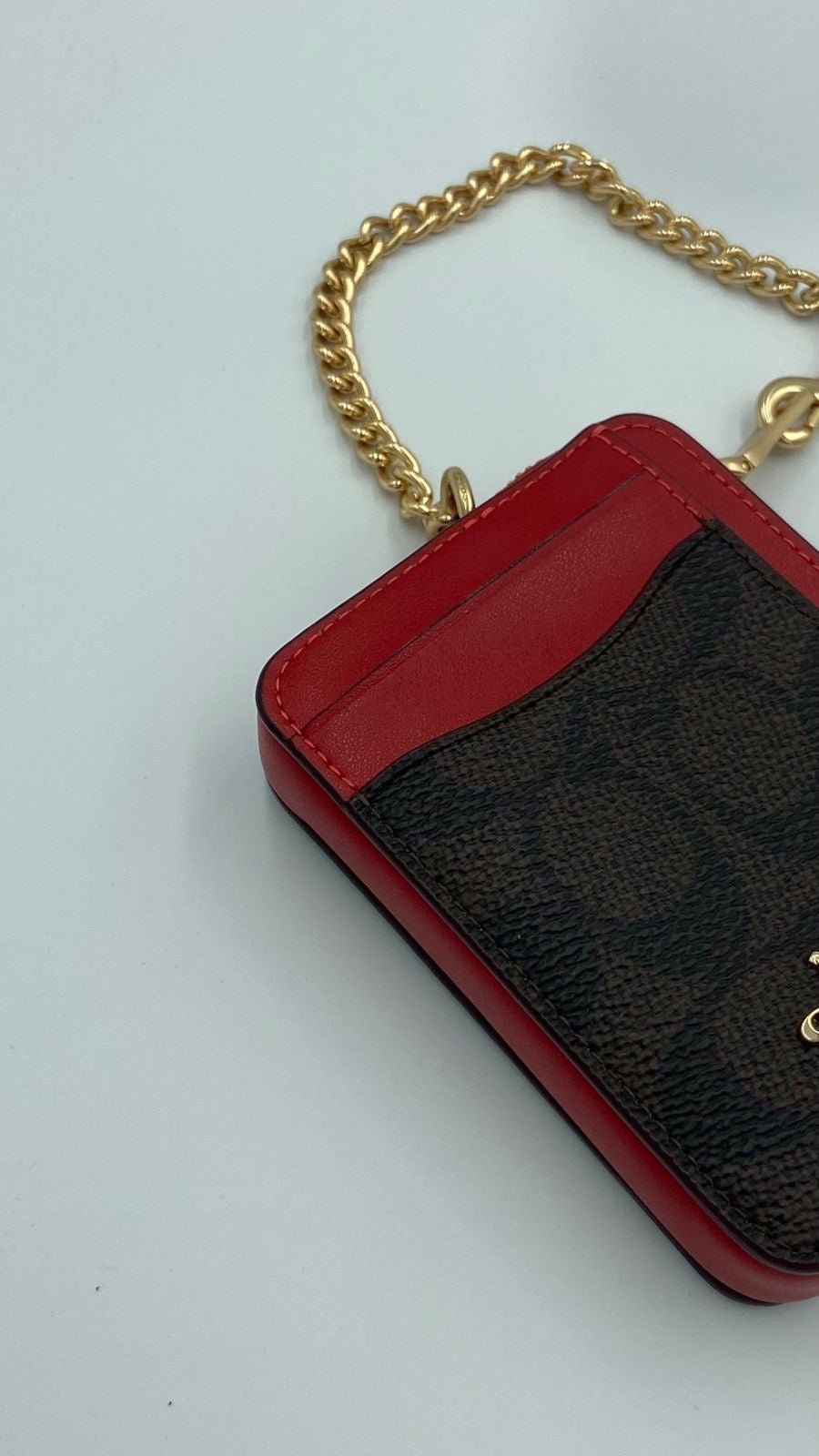 Coach Zip Card Case in Signature Canvas