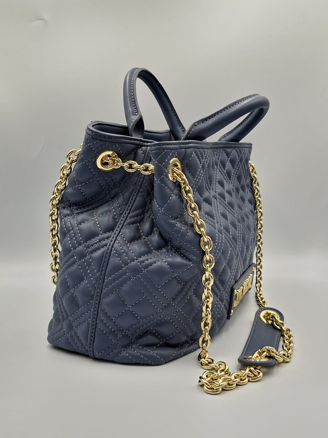 Moschino Love Quilted Tote Bag