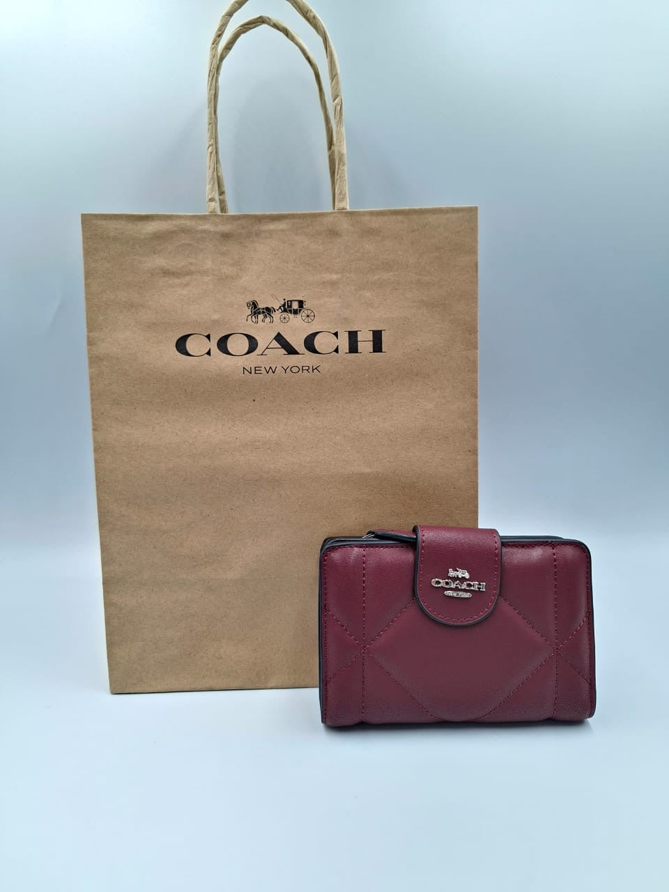 Coach Medium Corner Zip Wallet