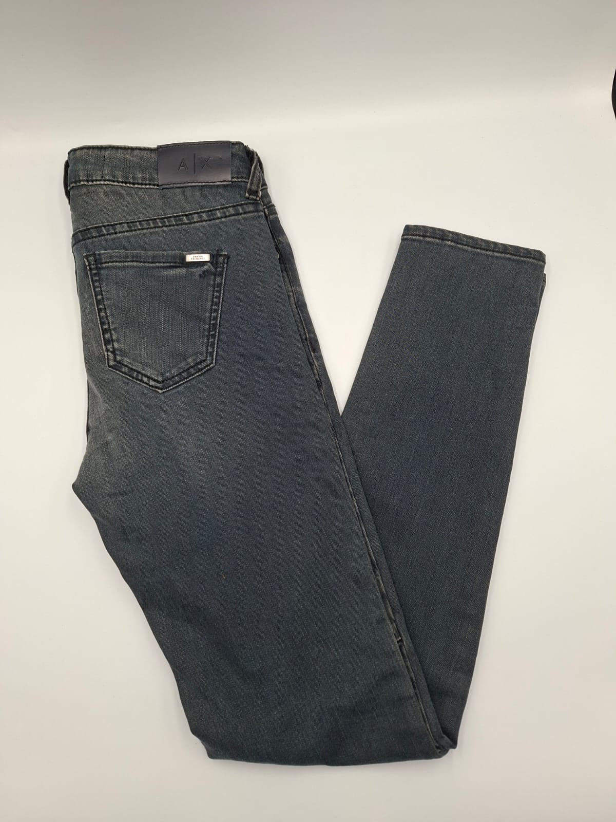 Armani Exchange Super Skinny Moto Jean