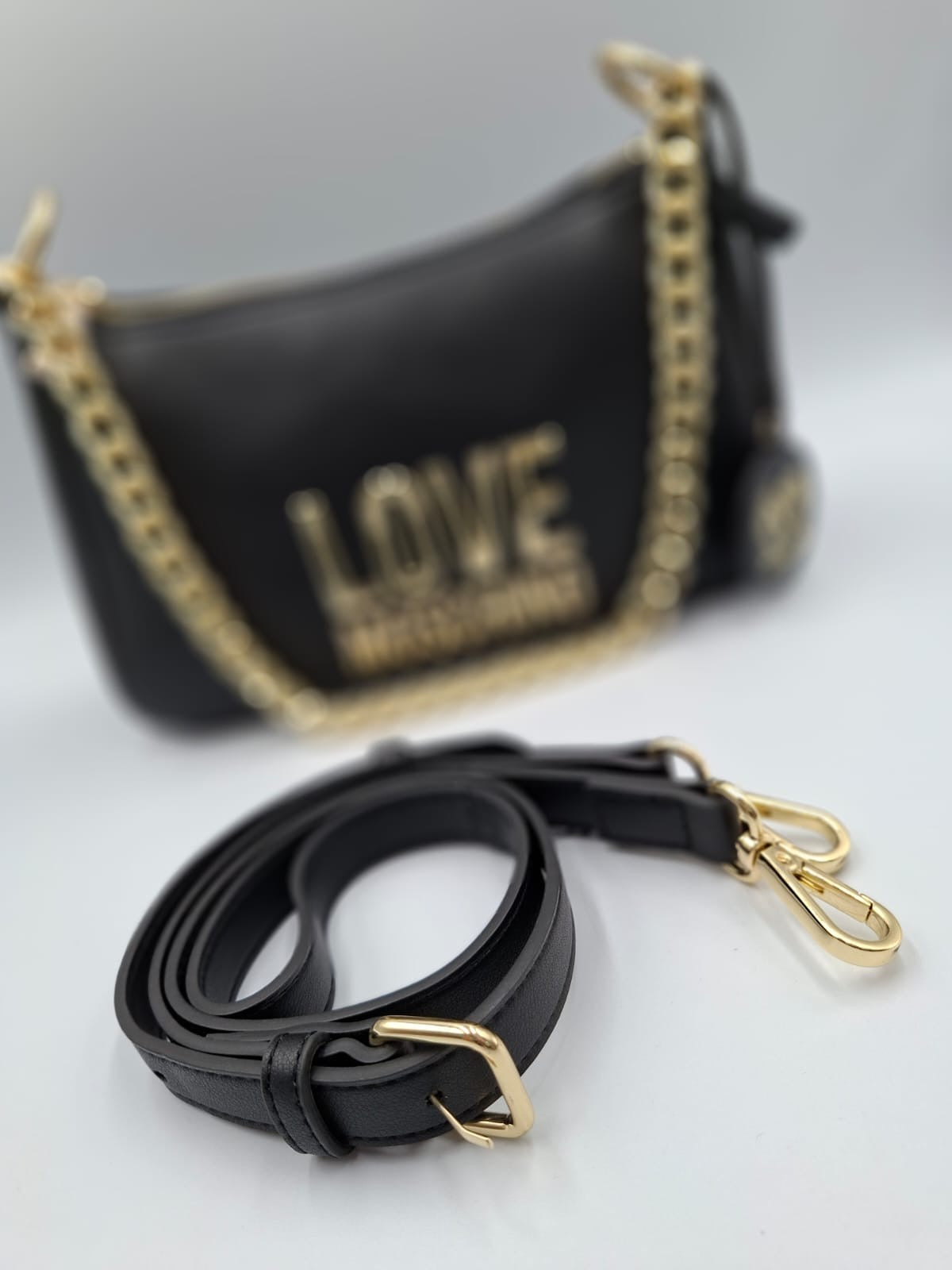 Love Moschino Logo-Lettering Shoulder Bag