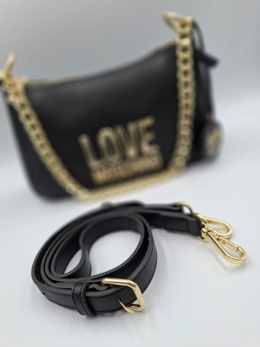 Love Moschino Logo-Lettering Shoulder Bag