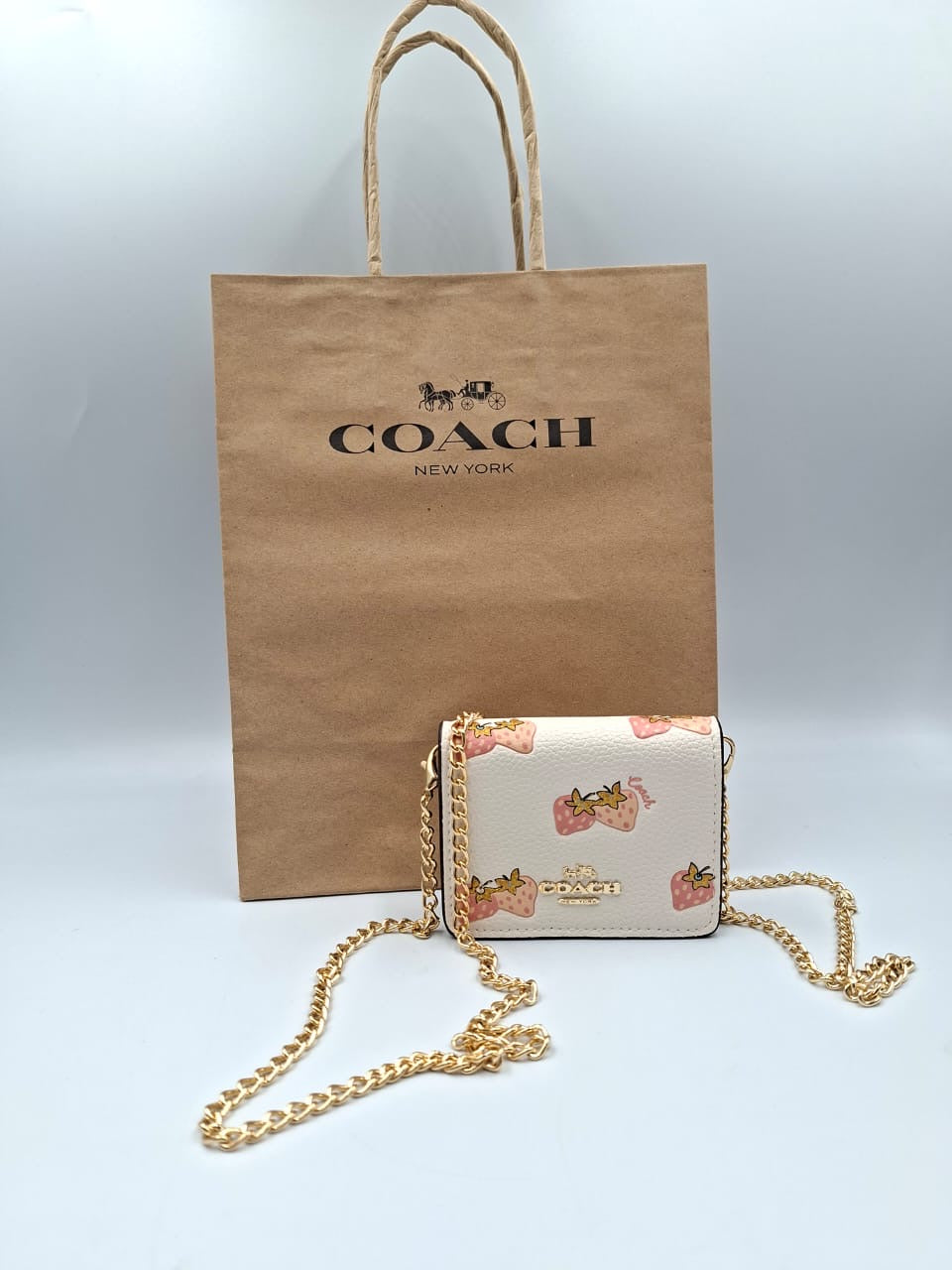 Coach Mini Wallet On A Chain