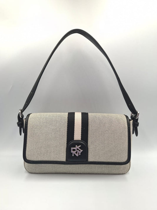 DKNY Bryant Canvas Baguette