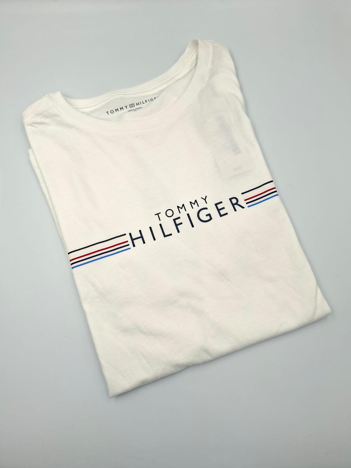 Global Stripe Graphic Tee Tommy Hilfiger