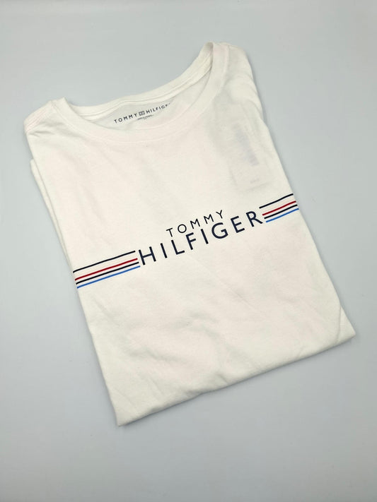 Global Stripe Graphic Tee Tommy Hilfiger