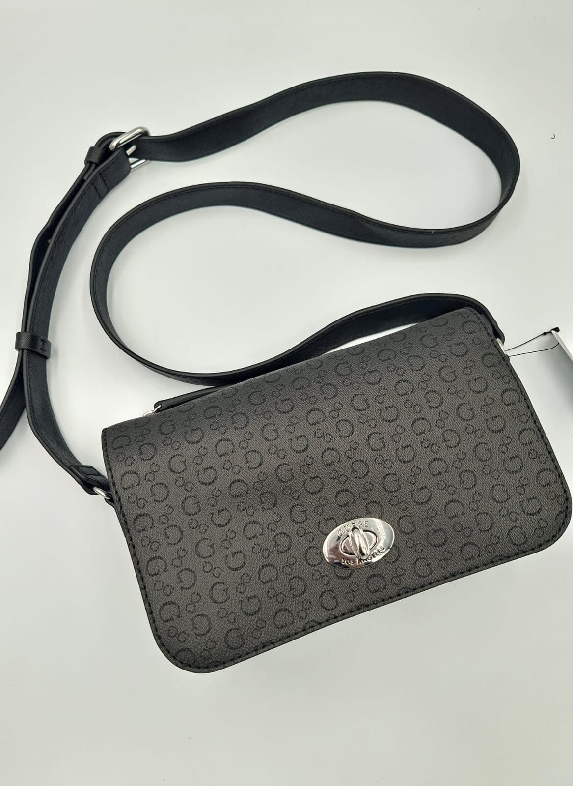 Guess Izzy Peony Logo Crossbody / Flap Bag