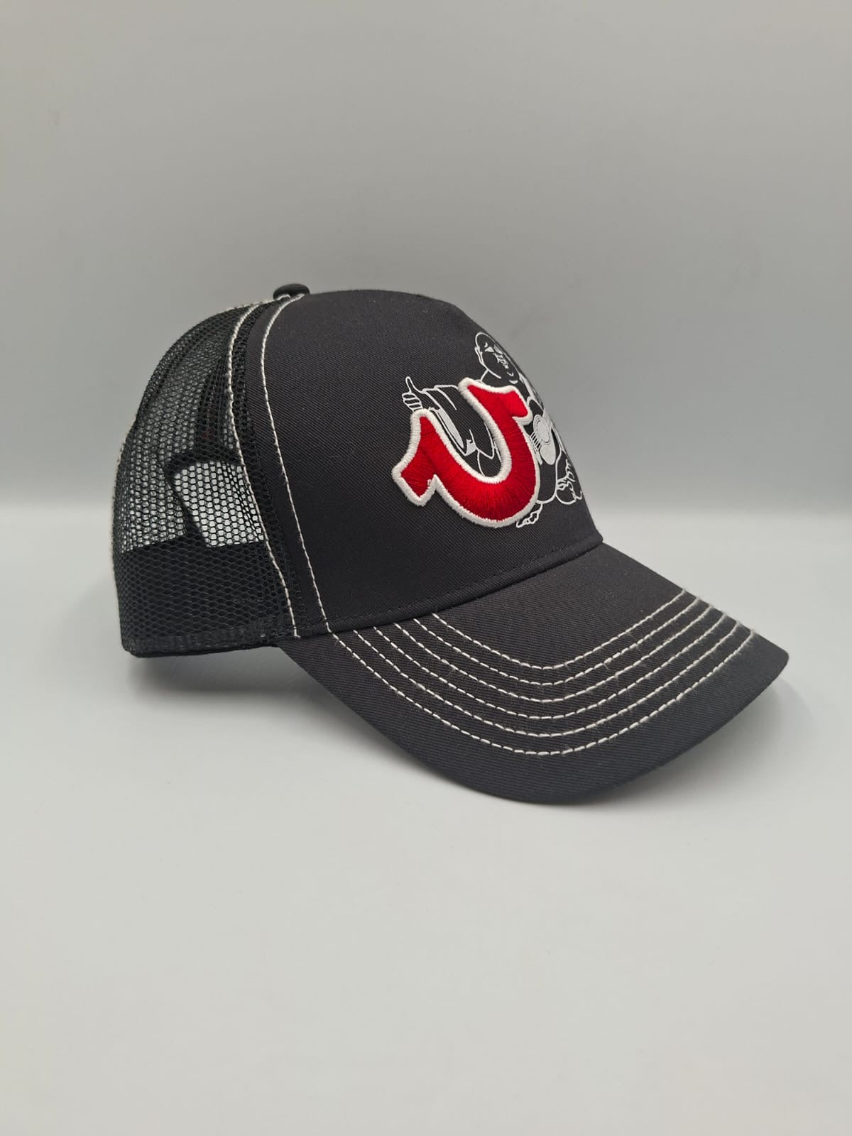Gorra Trucker con logotipo de Buda y herradura True Religion