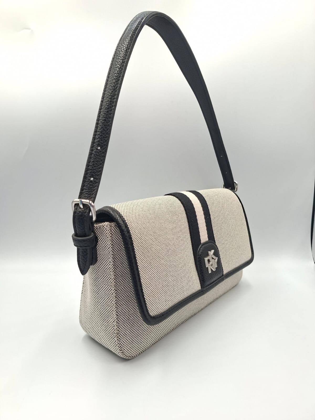 DKNY Bryant Canvas Baguette
