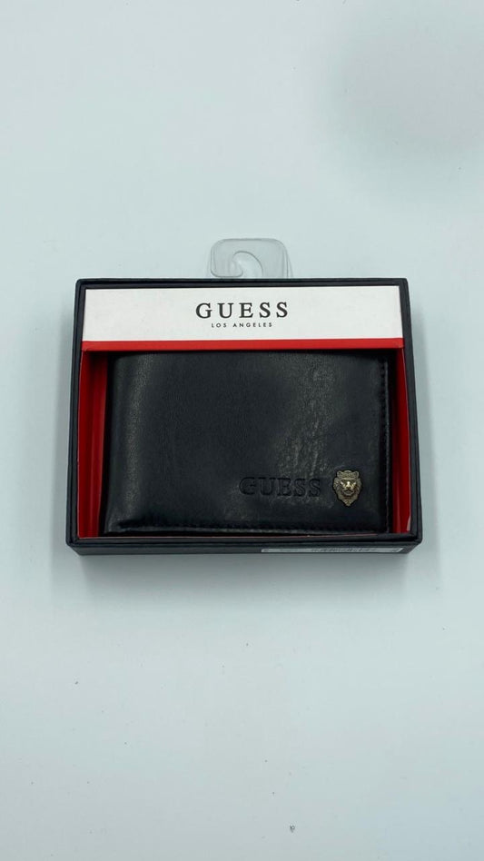 GUESS Men's Lion Head Bifold Wallet